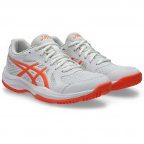 Волейбольні кросівки жіночі Asics UPCOURT 6 White/Vivid coral